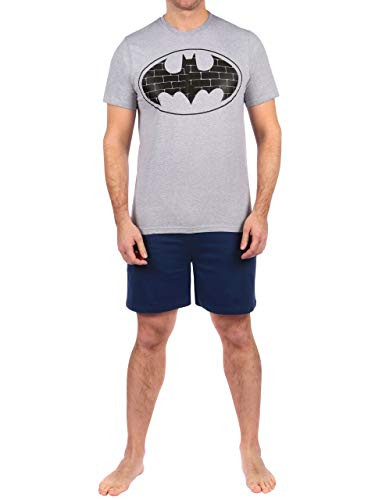 DC Comics Mens Batman Pajamas Size XX-Large Blue