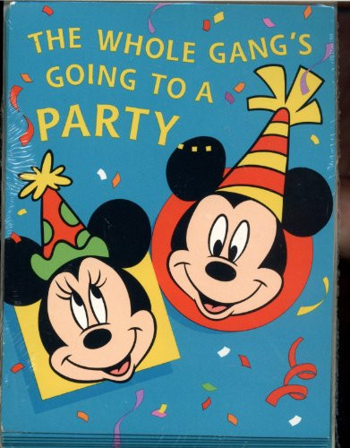 Walt Disneys Mickey's Stuff for Kids-Mickey Mouse and Minnie Mouse Birthday Party Invitations