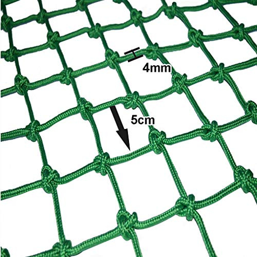 HUANPIN Child Thickened Safety Net Baby Safety Stairs Rail Net Baby Proofing Stair Balcony Banister Railing Guard - Child Proof Stair Guards Mesh Indoor  and  Outdoor Banister GuardGreen11m-3.33.3ft-