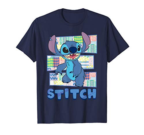 Disney Lilo  and  Stitch Tropical Panel Portrait T-Shirt