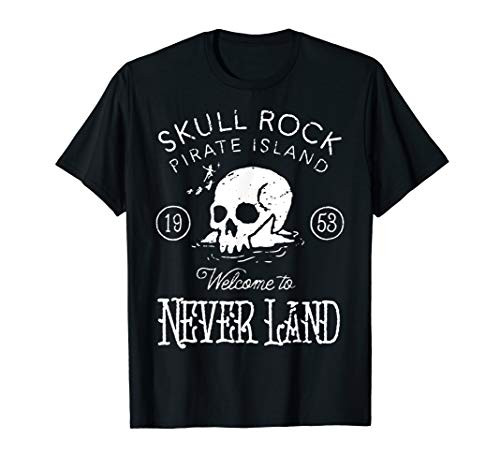 Disney Peter Pan Skull Rock Welcome To Never Land T-Shirt