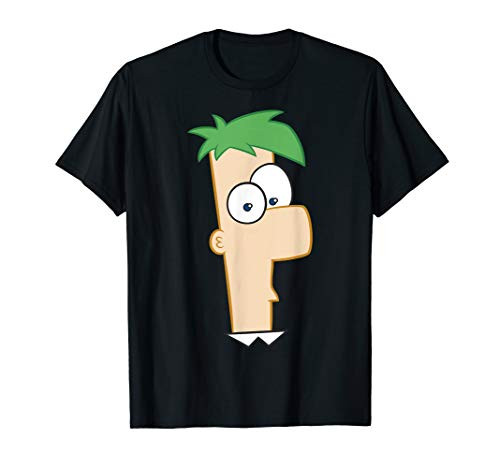 Disney Phineas And Ferb Large Ferb Face T-Shirt Disney Phineas And Ferb Large Ferb Face T-Shirt