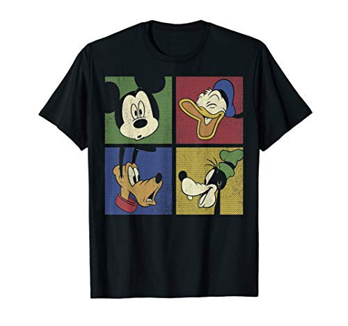 Disney Mickey And Friends Classic Group Comic Panels T-Shirt Disney Mickey And Friends Classic Group Comic Panels T-Shirt