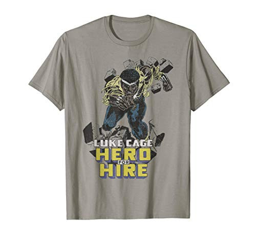 Marvel Heroes For Hire Luke Cage Graphic T-Shirt
