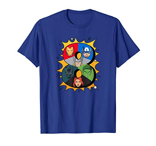 Marvel Avengers Comic Super Heroes 8th Birthday T-Shirt