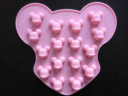 16 Cavity Mickey Mouse Silicone Cake molds Decoration moulds