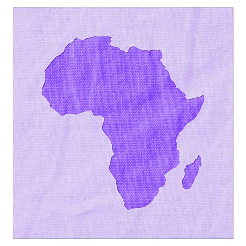 Stencil Stop Africa Shape Stencil - Reusable for DIY Projects Painting Drawing Crafts - 14 Mil Mylar Plastic -18 x 16.88-