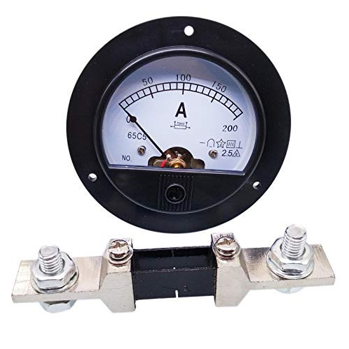 DC 0~200A Analog AMP Current Pointer Needle Panel Meter Ammeter and Shunt
