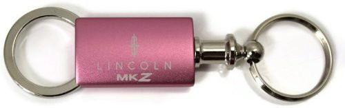 Lincoln MKZ Pink Valet Key Fob Authentic Logo Key Chain Key Ring Keytag Lanyard