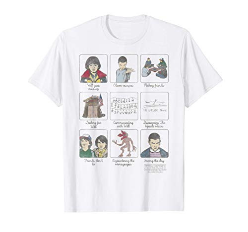 Netflix Stranger Things Story Panels T-Shirt