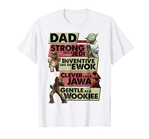 Star Wars Dad You Are Strong Like A Jedi Graphic T-Shirt