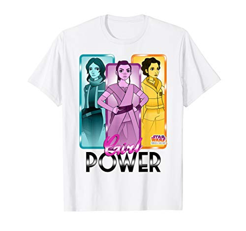 Star Wars Forces of Destiny Rey Leia Jyn Girl Power T-Shirt