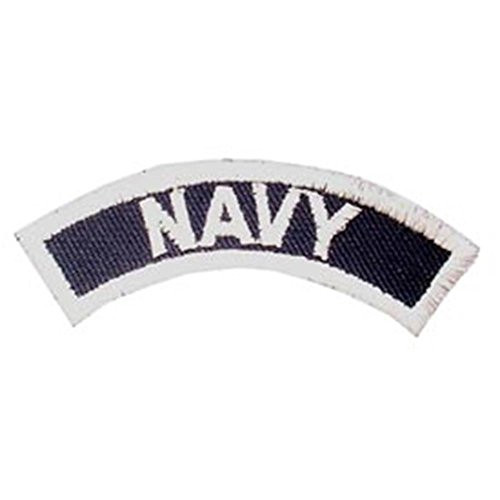 EagleEmblems PM0399 Patch-USN,Tab,CRV (WHT/Blk) (3.5'')