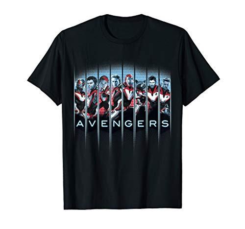 Marvel Avengers Endgame Character Panels Graphic T-Shirt