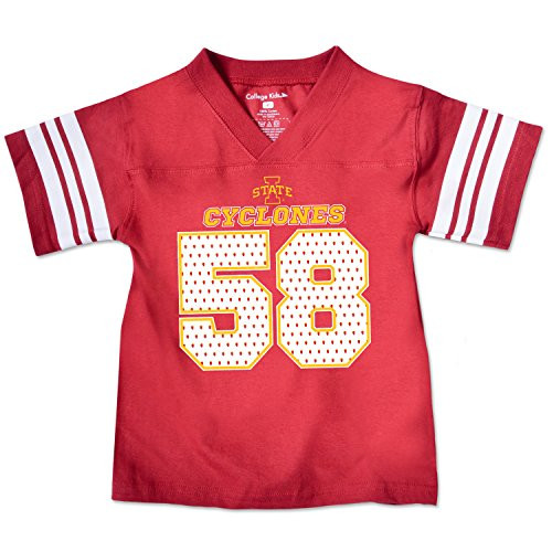 NCAA Iowa State Cyclones Toddler Football Tee 4 Toddler Cardinal NCAA Iowa State Cyclones Toddler Football Tee 4 Toddler Cardinal