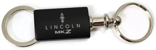 Lincoln MKZ Black Valet Key Fob Authentic Logo Key Chain Key Ring Keytag Lanyard