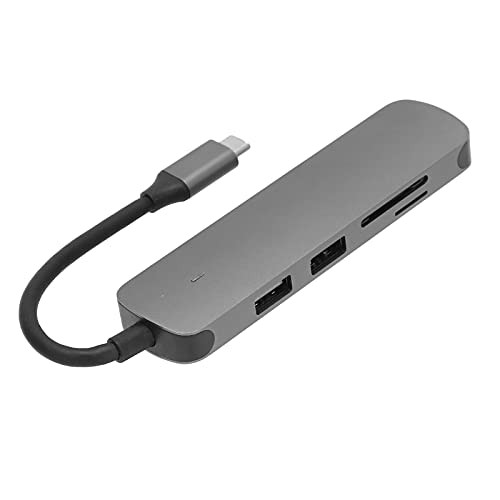 EBTOOLS 5 in 1 Hub Type?C USB C to HD Multimedia Interface-USB2.0-USB3.0-SD-TF Adapter USB Docking Station Converter