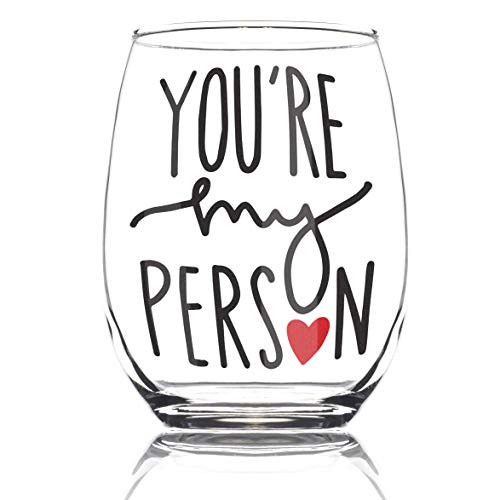 You're My Person 15oz Stemless Wine Glass | BFF Gifts | Gift For Best Friend Woman| Bestfriend Gifts for Her | Best Friend Wine Glass | Greys Anatomy Wine Glass | Your My Person Gifts You're My Person 15oz Stemless Wine Glass | BFF Gifts | Gift For Best Friend Woman| Bestfriend Gifts for Her | Best Friend Wine Glass | Greys Anatomy Wine Glass | Your My Person Gifts