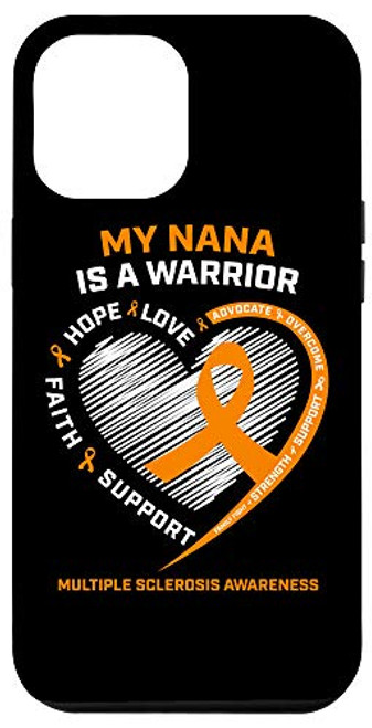iPhone 12 Pro Max I Wear Orange Nana Multiple Sclerosis Awareness MS Warrior Case iPhone 12 Pro Max I Wear Orange Nana Multiple Sclerosis Awareness MS Warrior Case