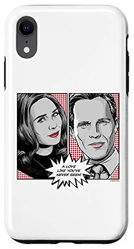 iPhone XR Marvel WandaVision Wanda  and  Vision Comic Panels Case
