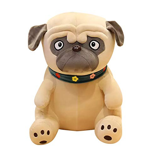 BOZNY Plush Toys Sand Dog Doll Stuffed Simulation Plush Sharpei Pug Pet Toy Plush Animal Pillow for Children Birthday Gift
