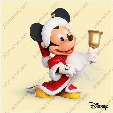 Hallmark Keepsake Ornament Ringing In Christmas Mickey Mouse