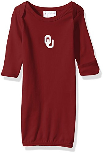 Two Feet Ahead NCAA Oklahoma Sooners Children Unisex Layette GownOne SizeCrimson