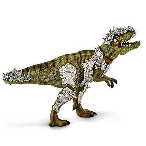 Safari Ltd. Mythical Realms Collection - Realistic Armored T-Rex Figure - Non-Toxic and BPA Free - Ages 3 and Up Safari Ltd. Mythical Realms Collection - Realistic Armored T-Rex Figure - Non-Toxic and BPA Free - Ages 3 and Up