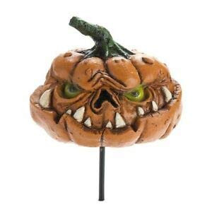 cdc Miniature Fairy Garden Scary Jack-O-Lantern Pick