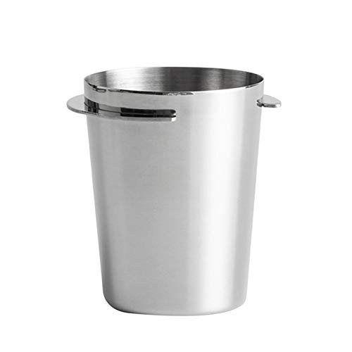 58mm Stainless Steel Dosing Cup Coffee Sniffing Mug Powder Feeder Part Coffee Distributor