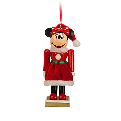 Disney Park Minnie Mouse Nutcracker Figurine Ornament NEW