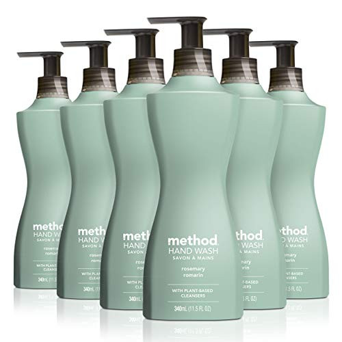 Method Gel Hand Wash Rosemary 11.5 oz 6 pack Packaging May Vary