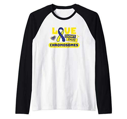 World Down Syndrome Day Awareness March 21 Raglan Baseball Tee