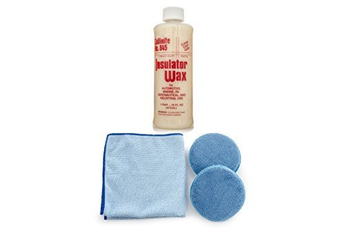 Collinite 845 Insulator Wax Microfiber Towel and Applicator Combo -color may vary-