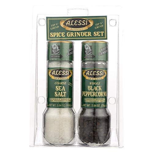 Alessi Salt Pepper Grinder Set 2 Count
