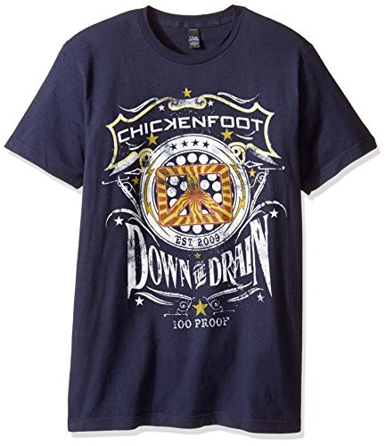 FEA Chickenfoot Down The Draw Mens Soft T-Shirt Navy Medium