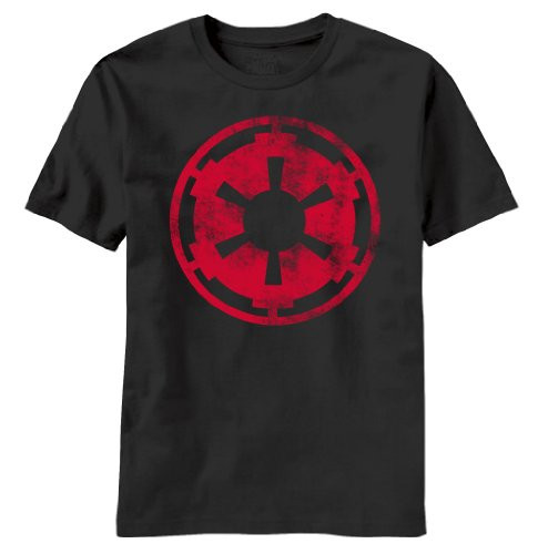 Mad Engine Star Wars Aging Empire Symbol T-shirt -Extra Large Black-