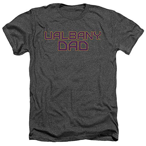 University at Albany Official Dad Unisex Adult Heather T Shirt Charcoal Heather 3X-Large University at Albany Official Dad Unisex Adult Heather T Shirt Charcoal Heather 3X-Large