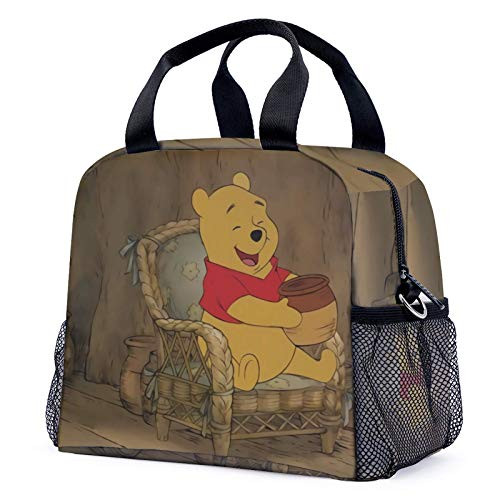 OAbear Win-nie The Pooh Lunch Bag Insulated Cooler Bag For Picnic