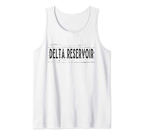 Delta Reservoir New York Wood Grain Tank Top