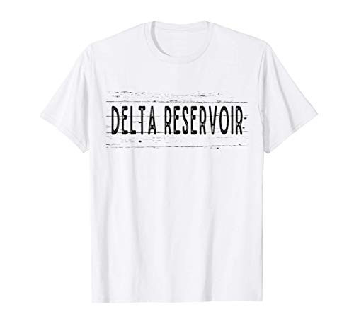 Delta Reservoir New York Wood Grain T-Shirt