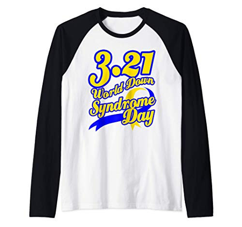 World Down Syndrome Day Awareness 2021 Raglan Baseball Tee