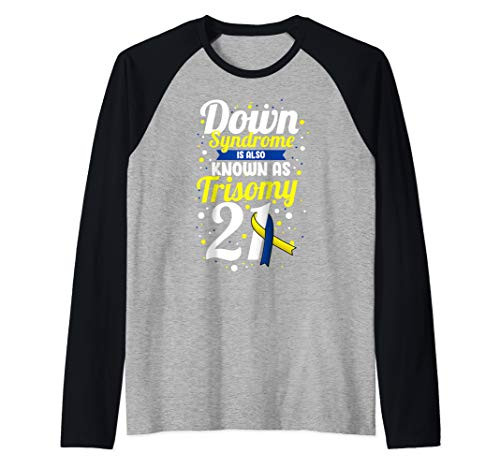 Down Syndrome Awareness Day Trisomy 21 Month WDSD T21 Gift Raglan Baseball Tee