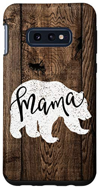 Galaxy S10e Woodgrain Rustic Farmhouse Shiplap Brown Wooden Mama Bear Case Galaxy S10e Woodgrain Rustic Farmhouse Shiplap Brown Wooden Mama Bear Case