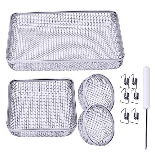 Gekufa RV Flying Insect Screen RV Furnace Screen for RV Water Heater Vent Cover with Installation Tool