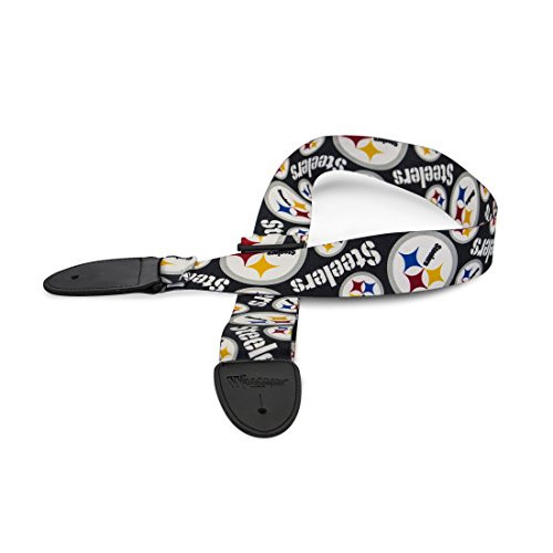 Woodrow Guitar by The Sports Vault NFL Pittsburgh Steelers Guitar Strap Woodrow Guitar by The Sports Vault NFL Pittsburgh Steelers Guitar Strap