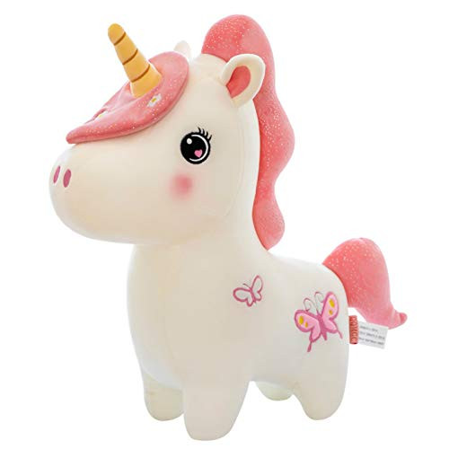 WANHAI Cute Unicorn Stuffed Animal Toy Soft Plush Stuffed Toys Comfortable Pillows and Cushions Birthday Gifts for Kids and Girlfriends.-15.5''Adorable Plushie Unicorn- -White- WANHAI Cute Unicorn Stuffed Animal Toy Soft Plush Stuffed Toys Comfortable Pillows and Cushions Birthday Gifts for Kids and Girlfriends.-15.5''Adorable Plushie Unicorn- -White-