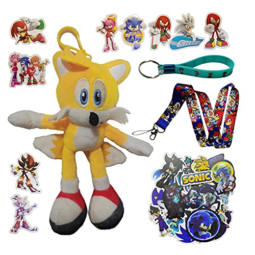 Sonic Plush Super Sonic Mouse Cartoon Keychain Car Creative Sonic 2 Hedgehog Pendant Multifunctional Ornament Trend Fashion
