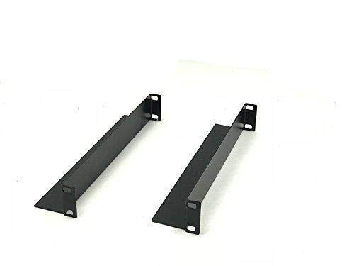 Rising Rack Mount Supporting Rails L-Shape 1 Pair for 800mm Deep Cabinets-Racks -18.25"-