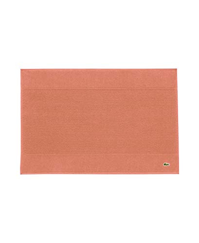 Lacoste Legend 100 percent Supima Cotton Towel 650 GSM 21" W x 31" L Bath Mat Adobe